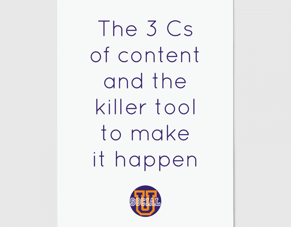 The 3 Cs of Content and the Killer Tool to Make It Happen