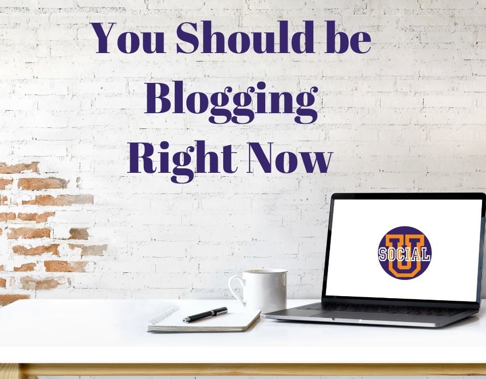 You Should Be Blogging Right Now