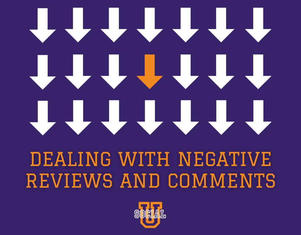 Dealing With Negative Comments and Reviews